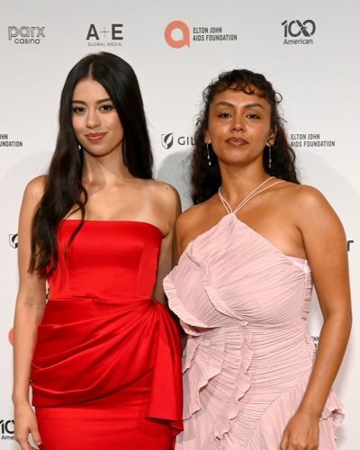 Amber Midthunder turns heads in red dress