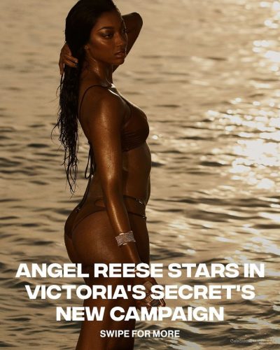 Angel Reese look in the photoshoot at event style