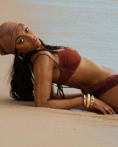 Angel Reese look in the photoshoot at event