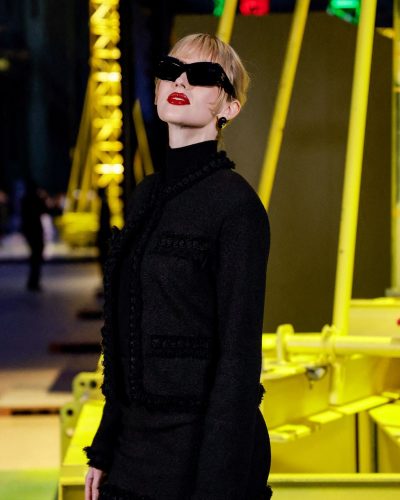 Angele At Chanel Fall Collection Show Paris 2023