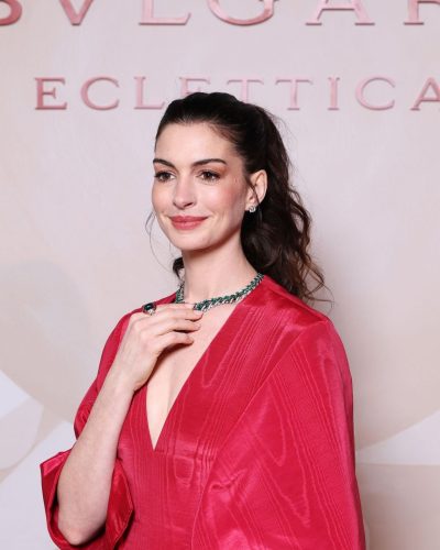Anne Hathaway Shines At Bvlgari Event 2023 6