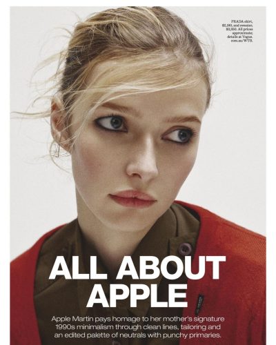 Apple Martin In Vogue Australia April 2026: Fashion Highlights