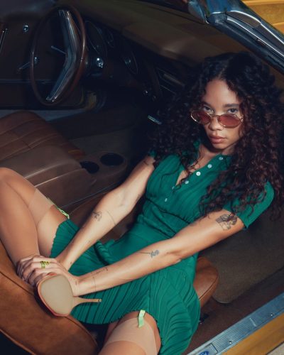 Ashley Moore stuns in stylish look at appearance 2026