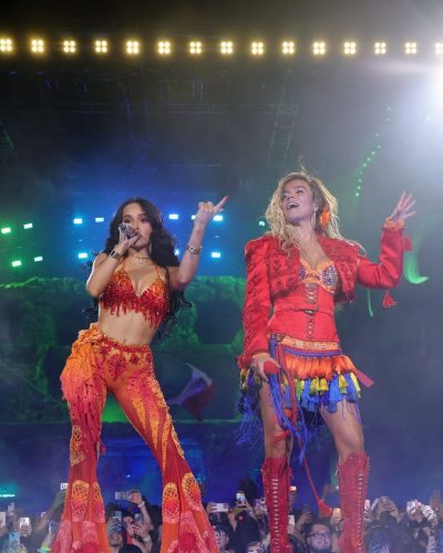 Becky G And Karol G Perform At Coachella 2026