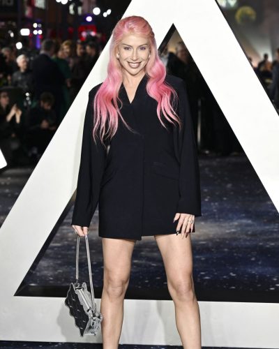 CC Clarke a tailored black jacket with clean lines.