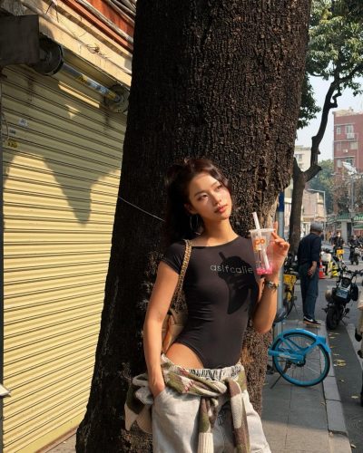 Cece Zhen in black top