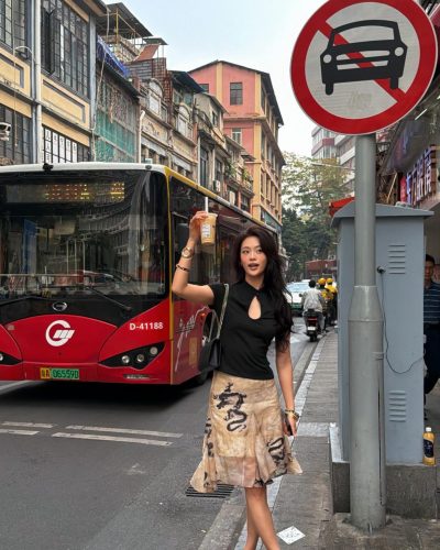 Cece Zhen in black top