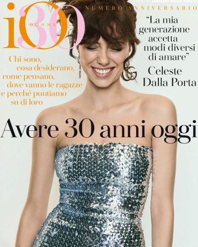 Celeste Dalla Porta In Sparkling Dress For Io Donna 2026