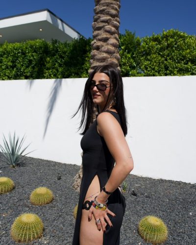 Charli D'amelio – Stylish Black Dress 2023 main photo