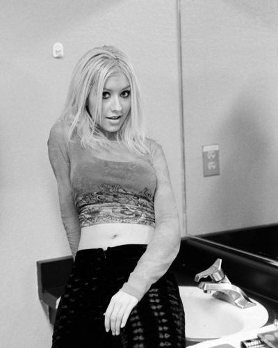 Christina Aguilera At Photoshoot 2001: Bold Style Statement