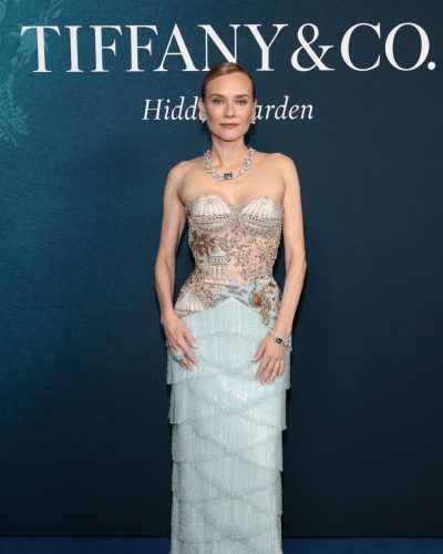 Diane Kruger in blue gown at The Tiffany Blue Book Gala Was A Testament To Her Status As A Fashion Icon