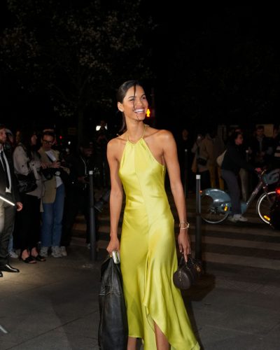 Diane Sodre appearance in yellow gown