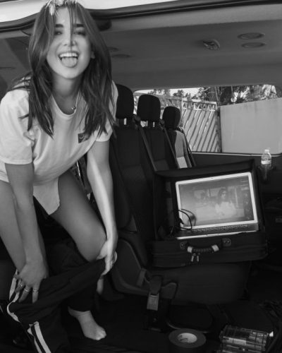 Dua Lipa wearing magazine look at appearance 2017