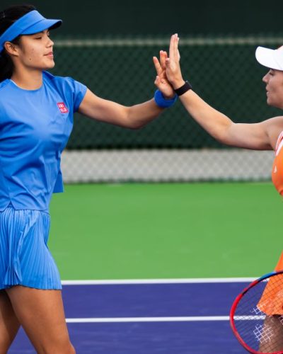 Emma Raducanu blue dress designed for optimum performance on the court