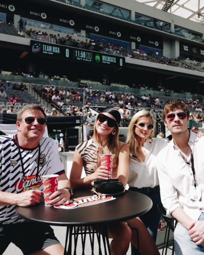 Emma Roberts At Raising Cane’s Fanatics Flag Football 2023 7