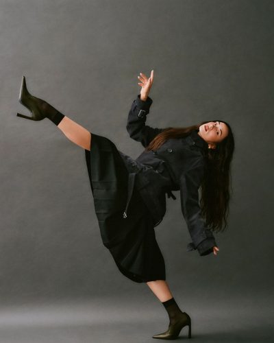 Francesca Corney's showcases stylish look