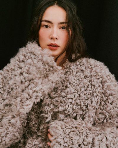 Francesca Corney's wearing stylish look at appearance 2025