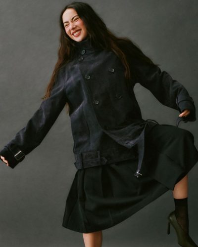 Francesca Corney's turns heads in stylish look