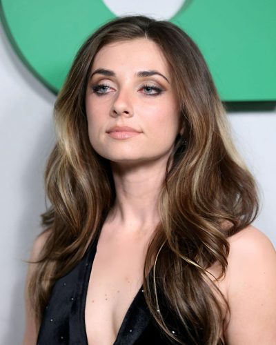 Giorgia Qingham black dress paired with elegant accessories