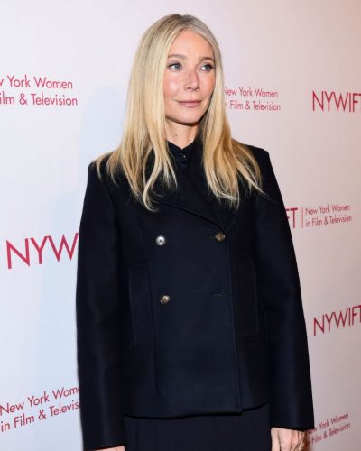 Gwyneth Paltrow spotted in blazer during appearance