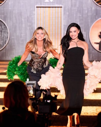 Heidi Klum in outfit details heidi wore a at event