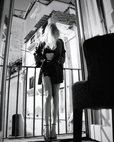 Ilona Arsentieva – Bold Black Lingerie Photos 2023 4