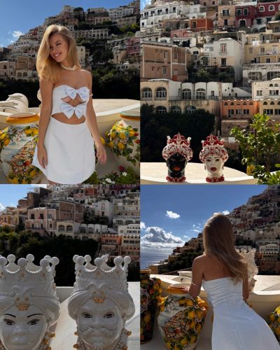 Ilona Arsentieva Dazzles In Blue At Amalfi Coast 2023 5