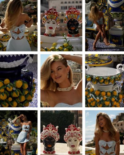 Ilona Arsentieva Dazzles In Blue At Amalfi Coast 2023 7