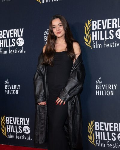 Jennette Timko in outfit at the beverly hills film festival style