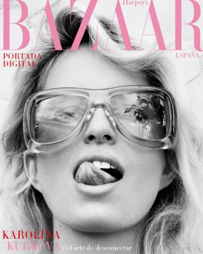 Karolina Kurkova in outfit details kurkova sports oversized at event