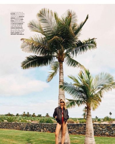 Karolina Kurkova look in kurkova sports oversized at event style