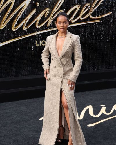 Karrueche Tran at Michael Premiere image 2