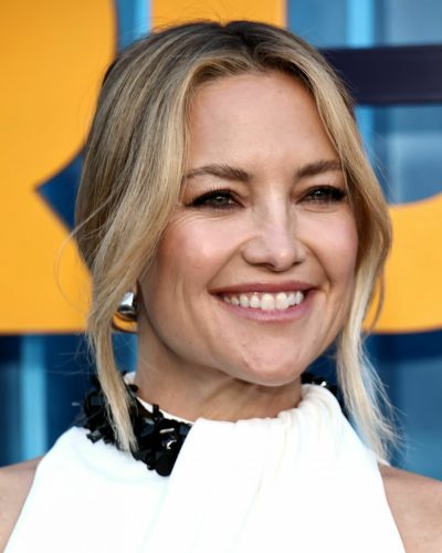 Kate Hudson in white dress at event