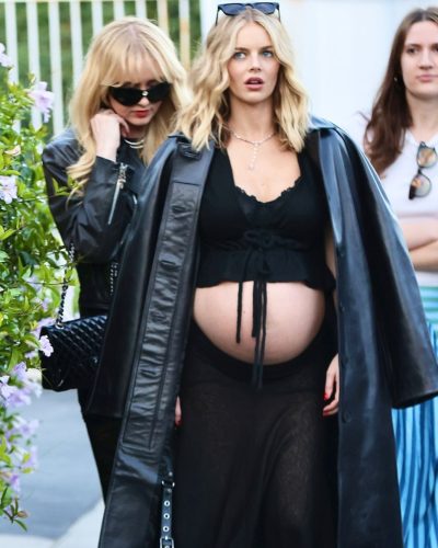 Kathryn Newton turns heads in black jacket