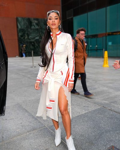 Kimberly Wyatt, showcases stylish look