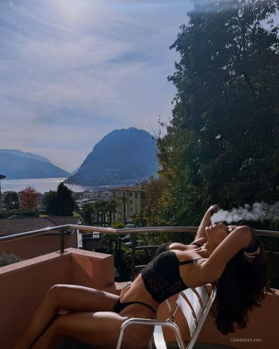 Komal Ilsanker in graceful white gown with soft hair