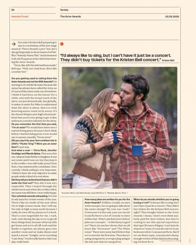 Kristen Bell classy green gown with a vibrant hue and refined details