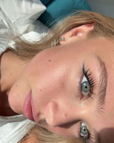 Kyla Dodds, Stunning Brown Dress At Instagram Shoot 2023 9