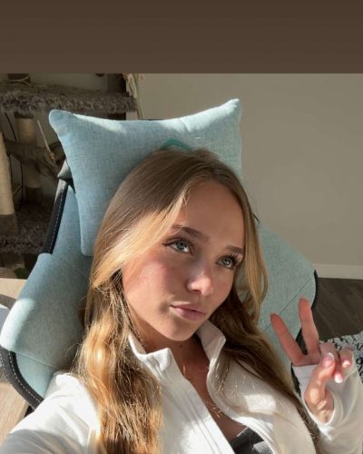 Kyla Dodds: spotted in stylish look during appearance