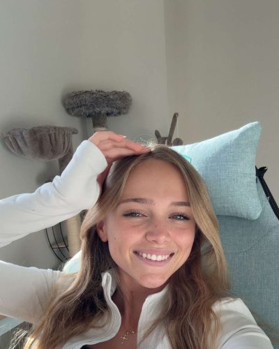 Kyla Dodds: showcases stylish look