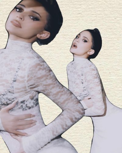 Kylie Jenner dressed in yellow jacket with chic accessories