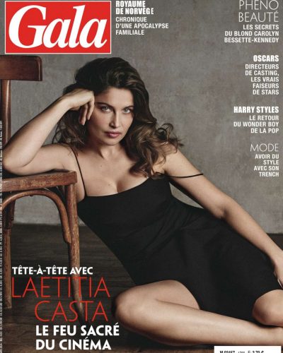 Laetitia Casta wearing black dress at appearance 2026