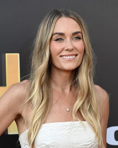 Lauren Conrad white dress emphasizing her sun-kissed skin