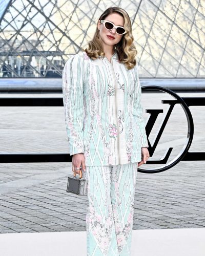 Lea Seydoux At Louis Vuitton Paris Fashion Week 2023