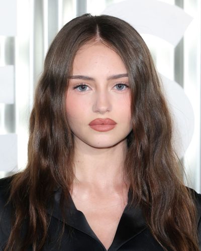 Leni Klum wearing black dress at appearance 2026