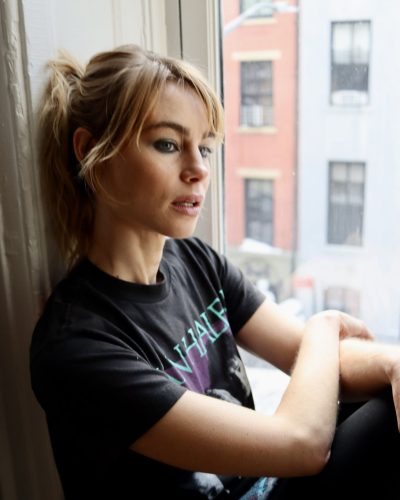 Lucy Fry graceful gown in light, airy colors