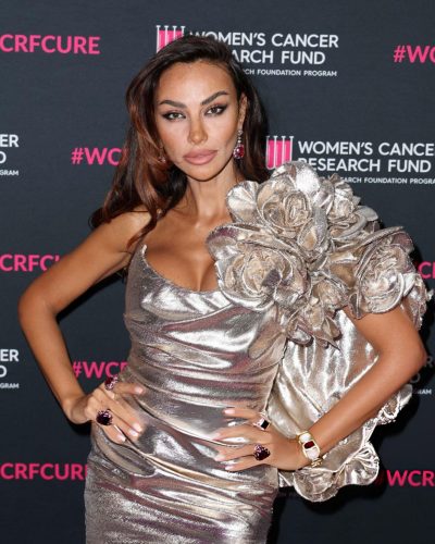 Madalina Ghenea spotted in dress during appearance