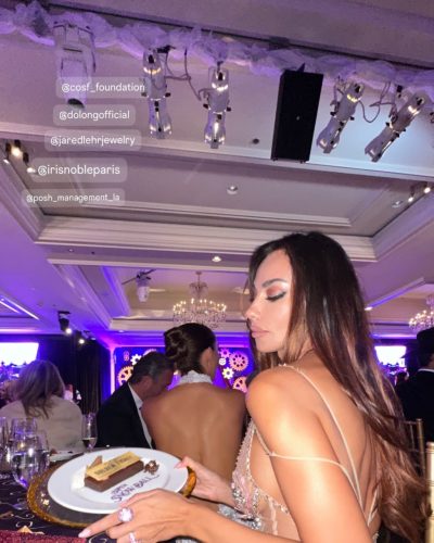 Madalina Ghenea In Elegant Dress, Snow Ball 2023