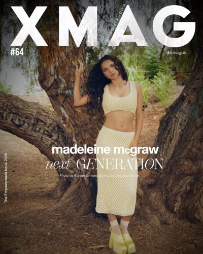 Madeleine Mcgraw In Pink Ruffled Dress, March 2026