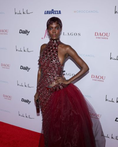 Madisin Rian in red gown at S Fashion Awards January 2026